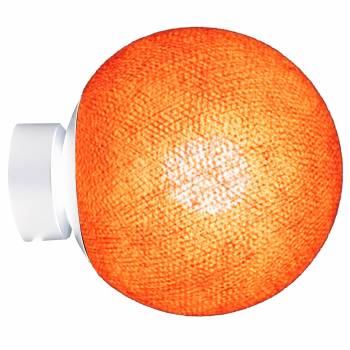 Witte Muur licht Apapa - oranje vijftig - Wandlamp - La Case de Cousin Paul