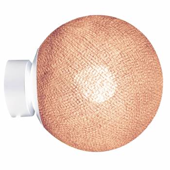 White Wall Light Apapa - Nude - Wall light - La Case de Cousin Paul