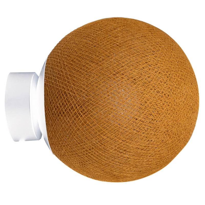 White Wall Light Apapa - Tobacco - Wall light - La Case de Cousin Paul