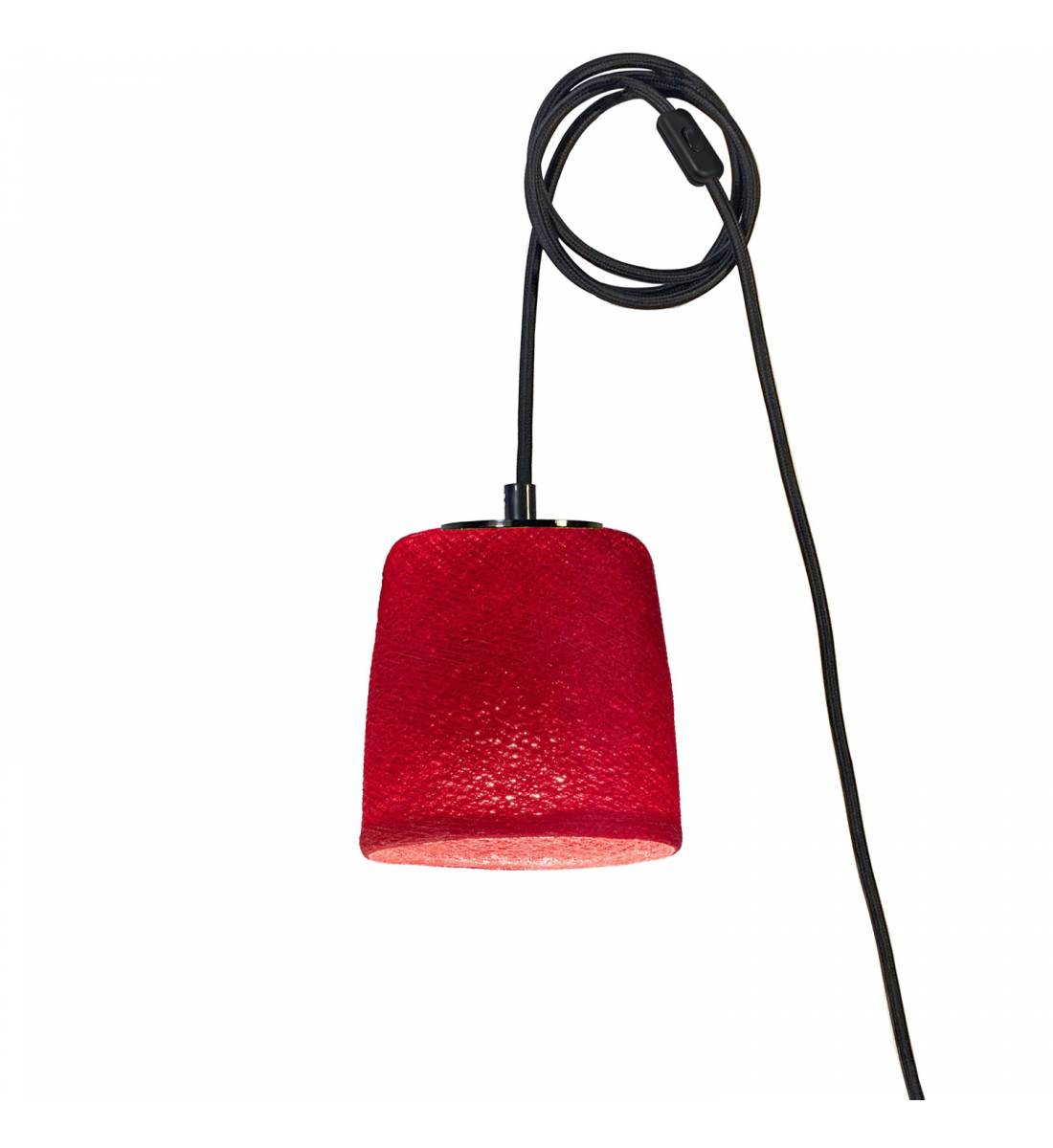 Suspension Nomade Swing - Rouge - Mobile Light fixture - La Case de Cousin Paul