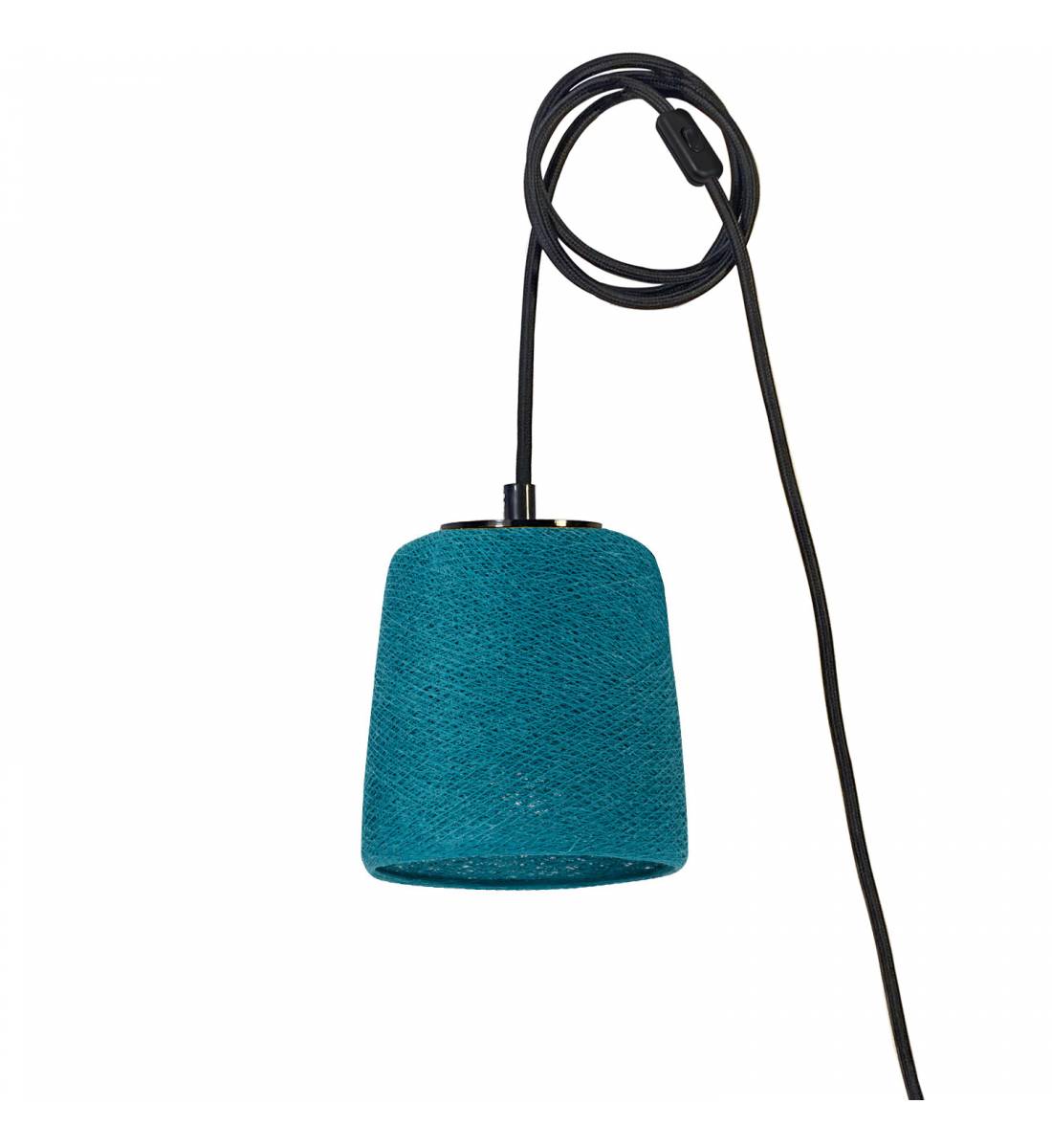 Mobile light Swing - Peacock blue - Mobile Light fixture - La Case de Cousin Paul