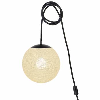 Mobile light APAPA - Ecru - socket side switch - Apapa Pendant lamp - La Case de Cousin Paul