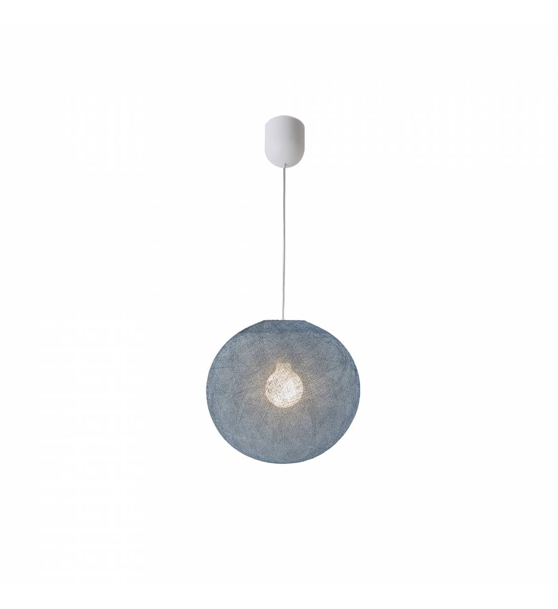 Globe Light Pendant ø30cm Denim - Single Pendant lamp - La Case de Cousin Paul