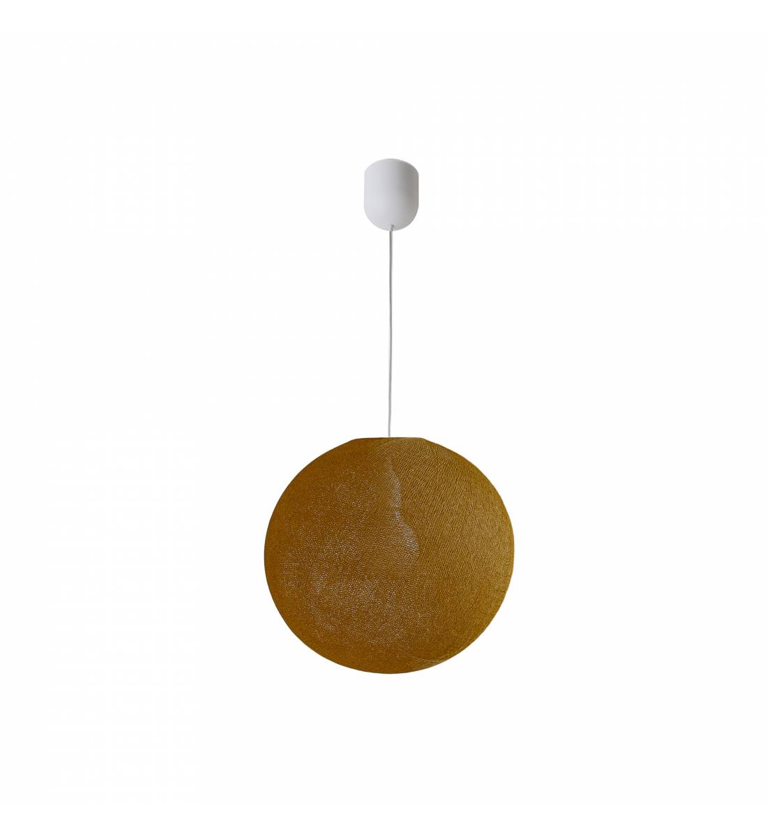 Suspension globe Light ø36cm tabac - Suspension simple - La Case de Cousin Paul