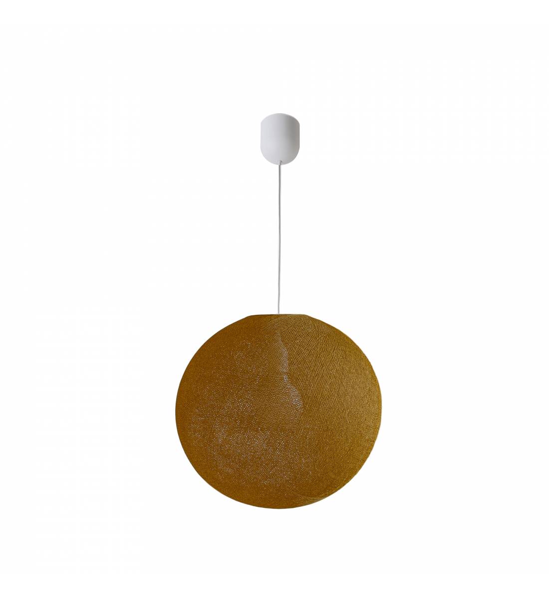 Suspension globe Light ø42cm Tabac - Suspension simple - La Case de Cousin Paul