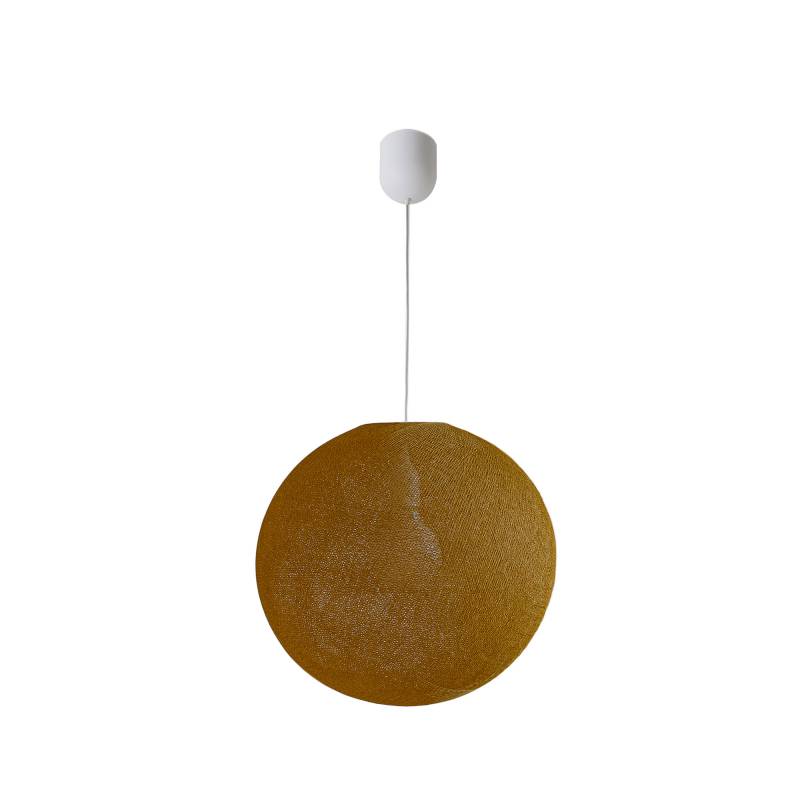 Suspension globe Light ø42cm Tabac - Suspension simple - La Case de Cousin Paul