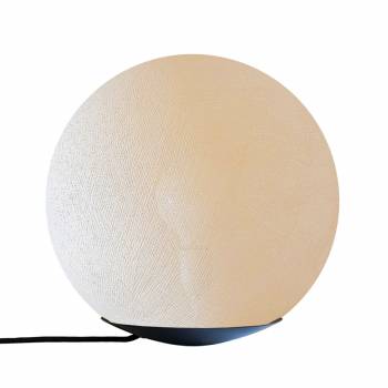 Tango, Magnetic table lamp with globe ecru 25cm - Table lamp - La Case de Cousin Paul