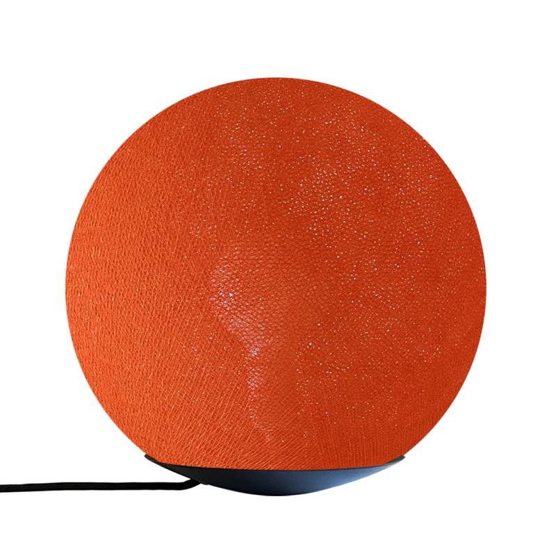 Tango, Magnetic table lamp with globe orange fifty 25cm - Table lamp - La Case de Cousin Paul