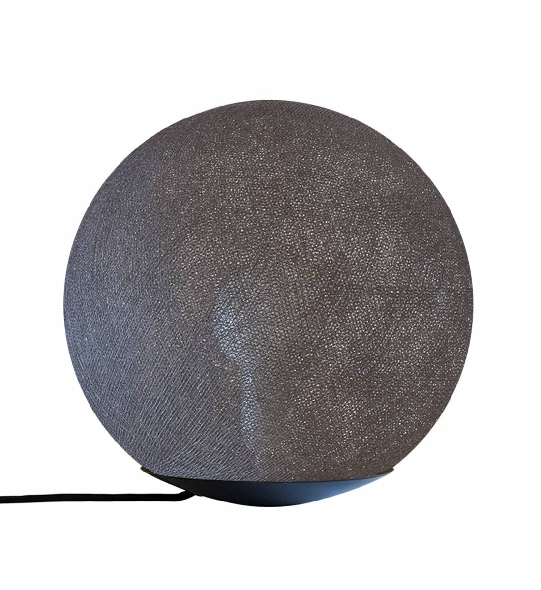 Tango, Magnetic table lamp with globe anthracite 25cm - Table lamp - La Case de Cousin Paul