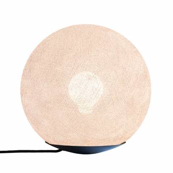 Tango, Magnetic table lamp with globe sugared almond 25cm - Table lamp - La Case de Cousin Paul