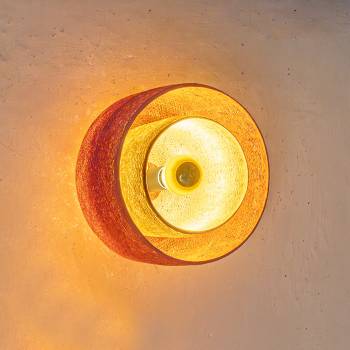 Tulip wall light - havana and nude - Wall light - La Case de Cousin Paul