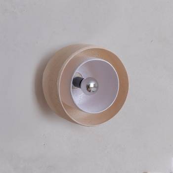 Tulip wall light - ecru and white - Wall light - La Case de Cousin Paul