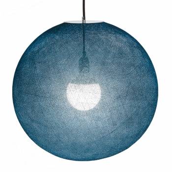 Globe Light XL Petrol Blue Ø 50cm - Refurbished - Refurbished - La Case de Cousin Paul