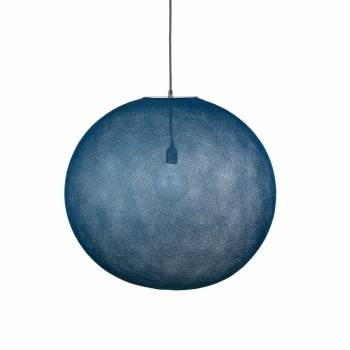 Ballampen Light XXL Pauw Blauw Ø 67cm - Gerenoveerd - Gerenoveerd - La Case de Cousin Paul