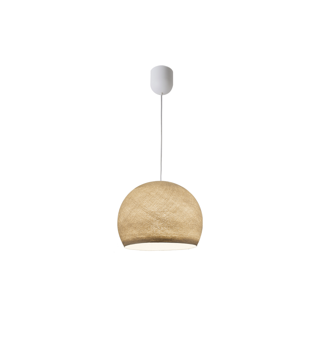 Simple sand S cupola - Single Pendant lamp - La Case de Cousin Paul