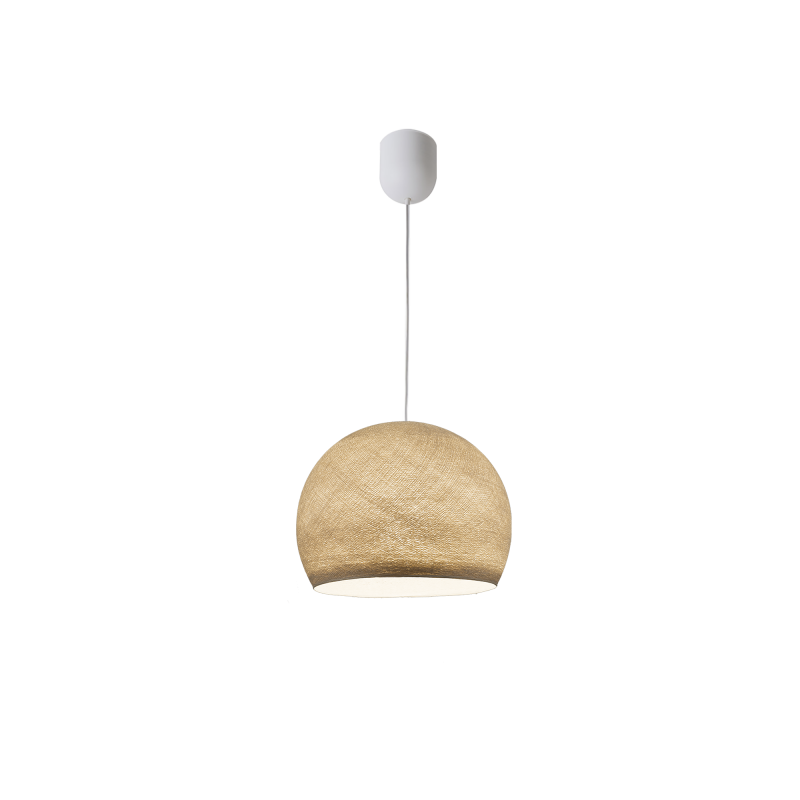 Simple sand S cupola - Single Pendant lamp - La Case de Cousin Paul