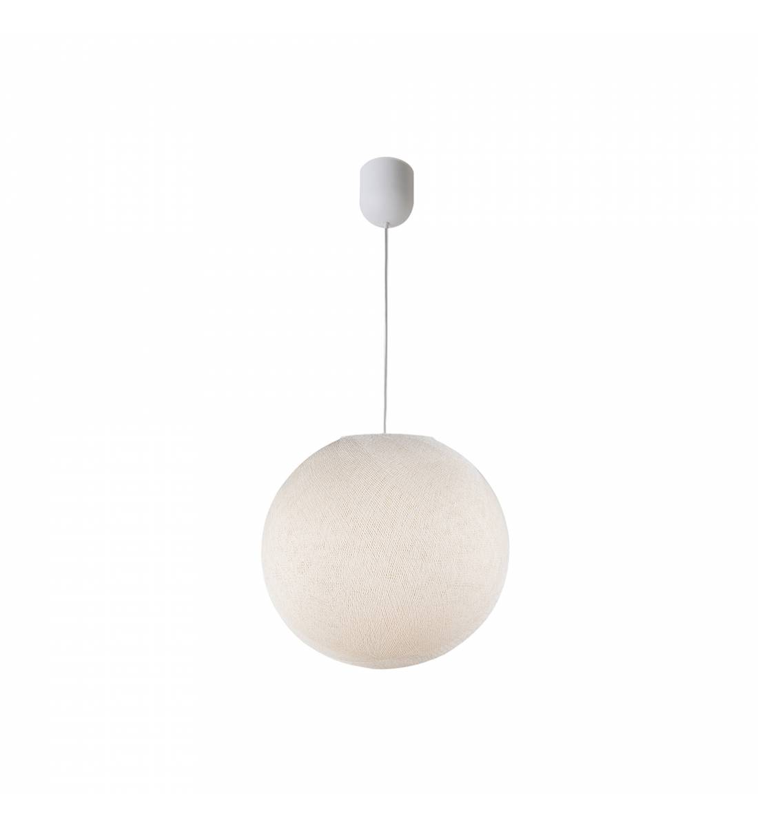 Simple pack ecru ball - Single Pendant lamp - La Case de Cousin Paul