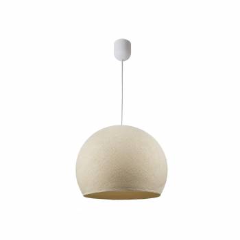 Simple pack ecru cupola - Single Pendant lamp - La Case de Cousin Paul