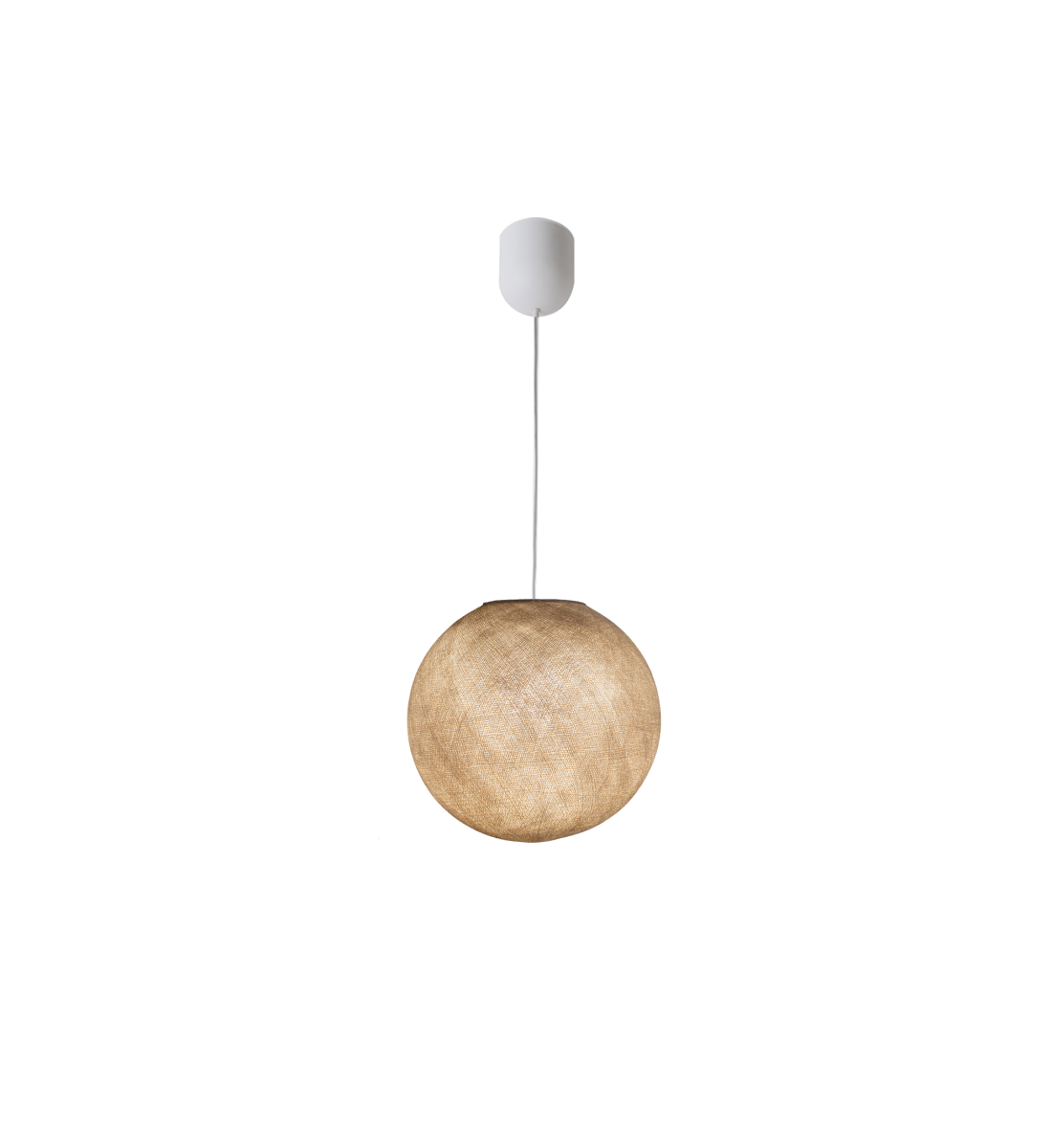 Simple sand S ball - Single Pendant lamp - La Case de Cousin Paul