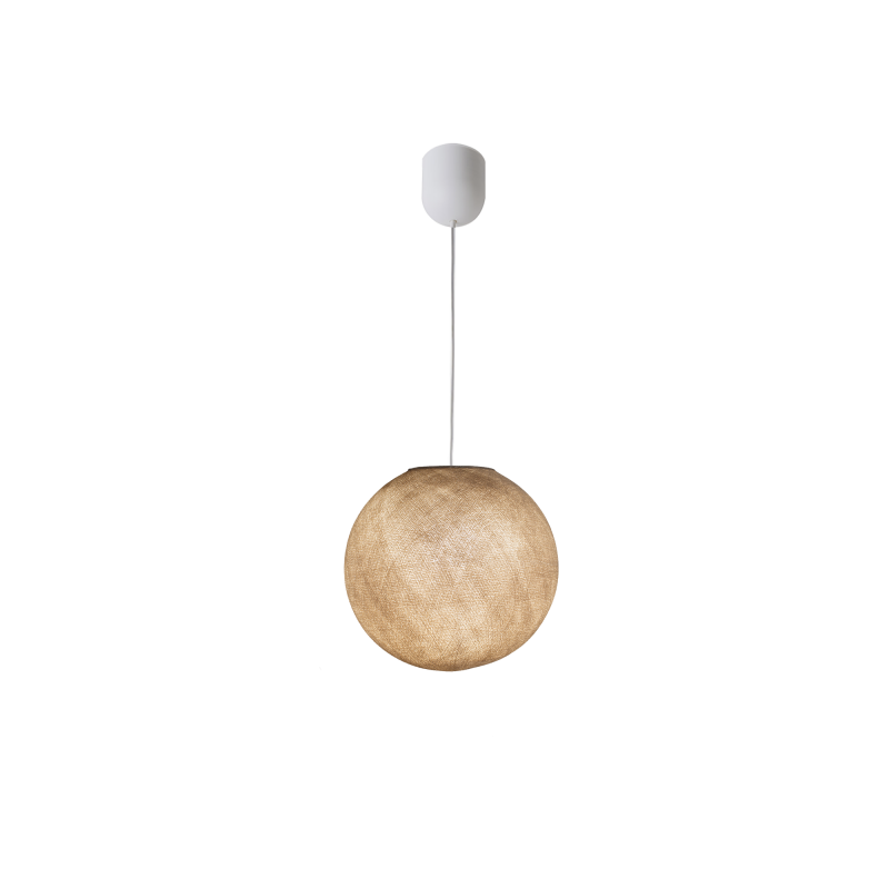 Simple sand S ball - Single Pendant lamp - La Case de Cousin Paul