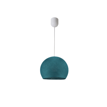 Suspension simple coupole S bleu paon - Suspension simple - La Case de Cousin Paul