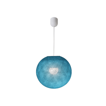 Suspension simple globe M bleu paon - Suspension simple - La Case de Cousin Paul