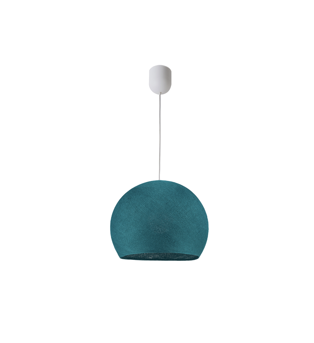 Simple pack peacock blue M cupola - Single Pendant lamp - La Case de Cousin Paul