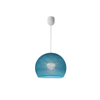 Simple pack peacock blue M cupola - Single Pendant lamp - La Case de Cousin Paul