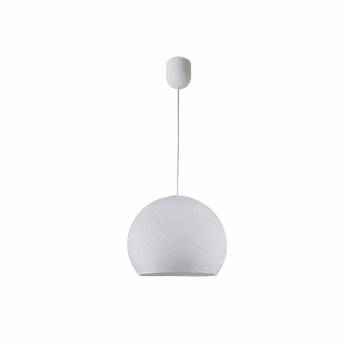 Suspension simple coupole S blanc - Suspension simple - La Case de Cousin Paul