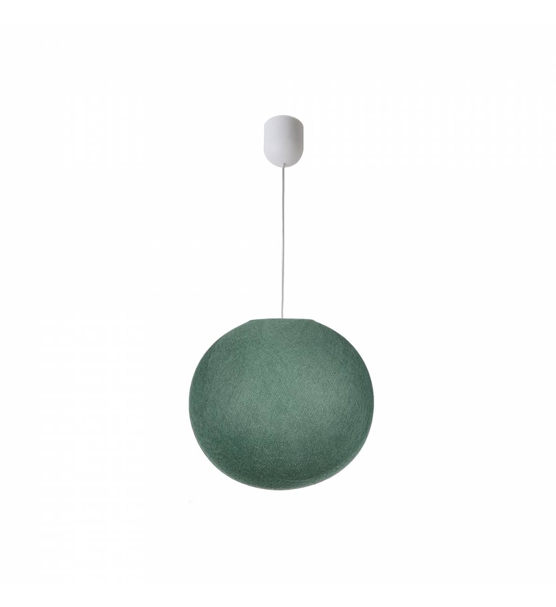 Suspension simple globe M vert de gris - Suspension simple - La Case de Cousin Paul