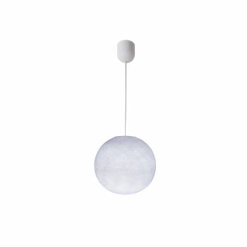 Simple white S globe - Single Pendant lamp - La Case de Cousin Paul