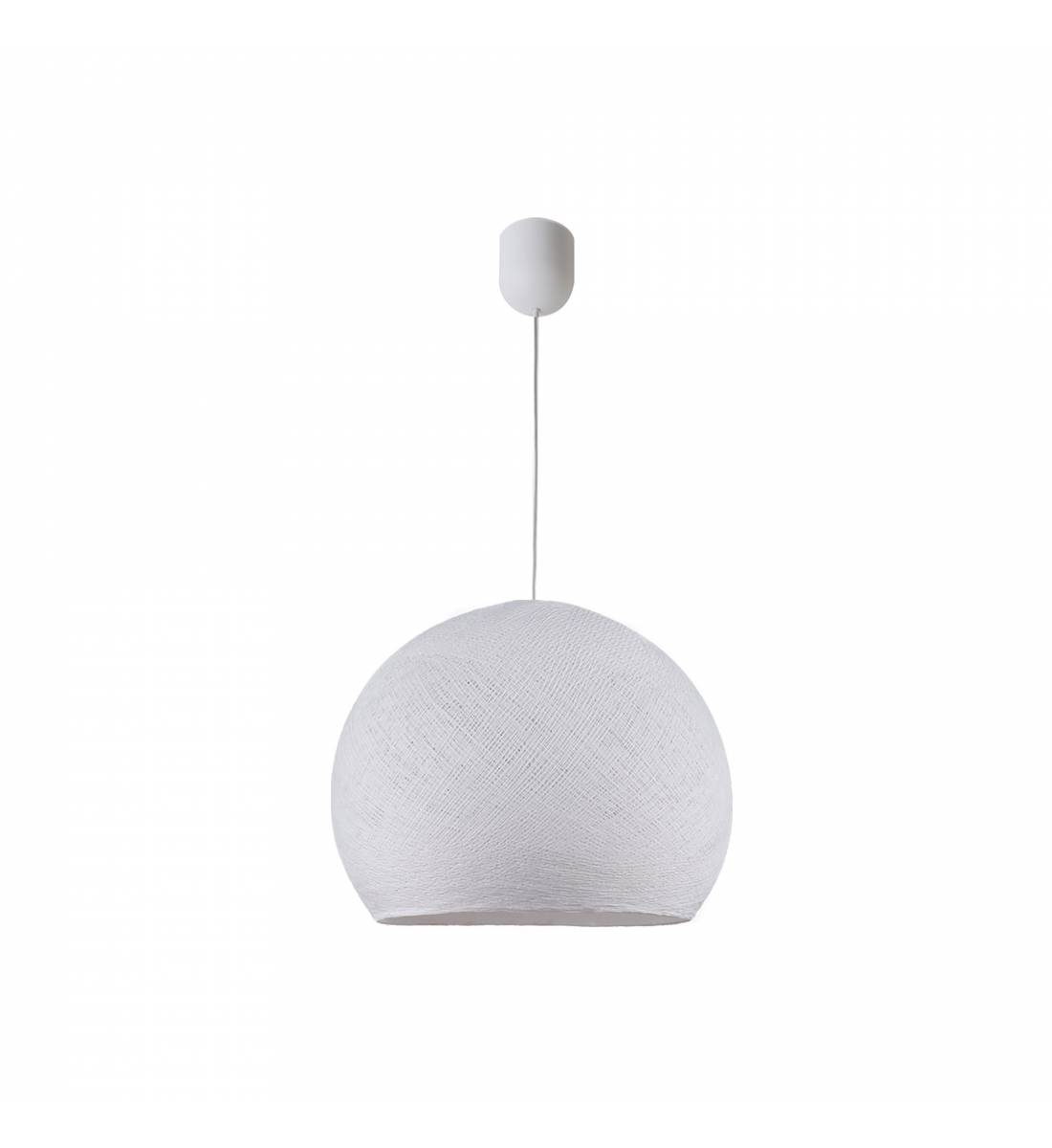 Suspension simple coupole M blanc - Suspension simple - La Case de Cousin Paul