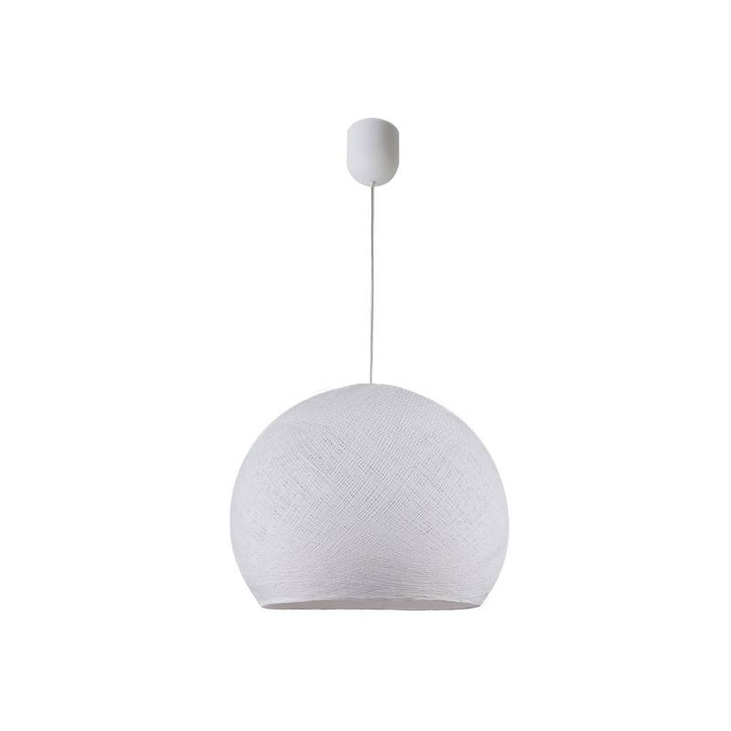 Suspension simple coupole M blanc - Suspension simple - La Case de Cousin Paul