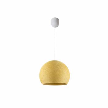 Simple mustard S cupola - Single Pendant lamp - La Case de Cousin Paul