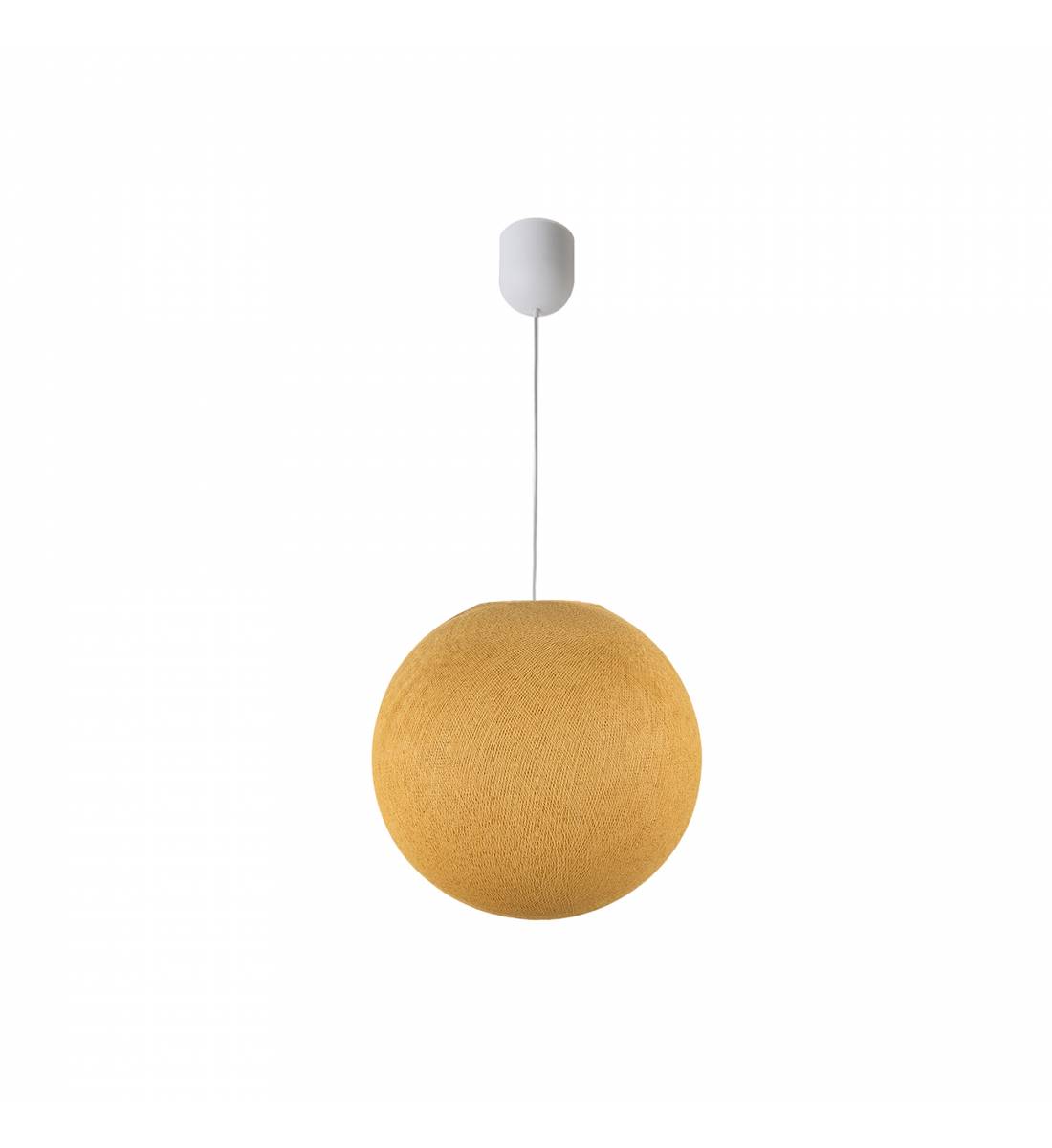 Suspension simple globe M moutarde - Suspension simple - La Case de Cousin Paul