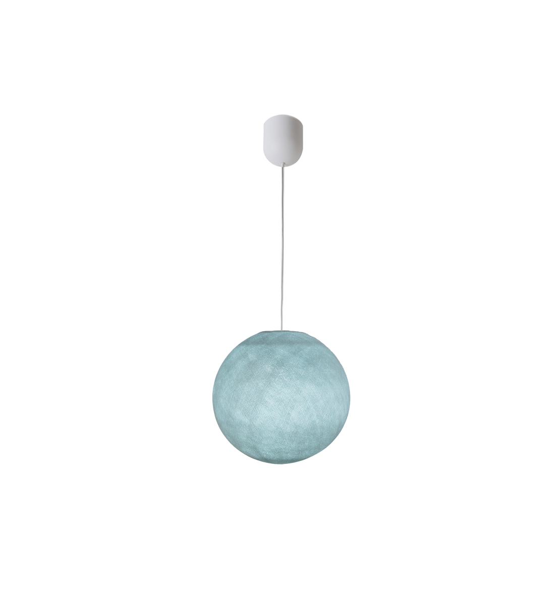 Simple azure S ball - Single Pendant lamp - La Case de Cousin Paul