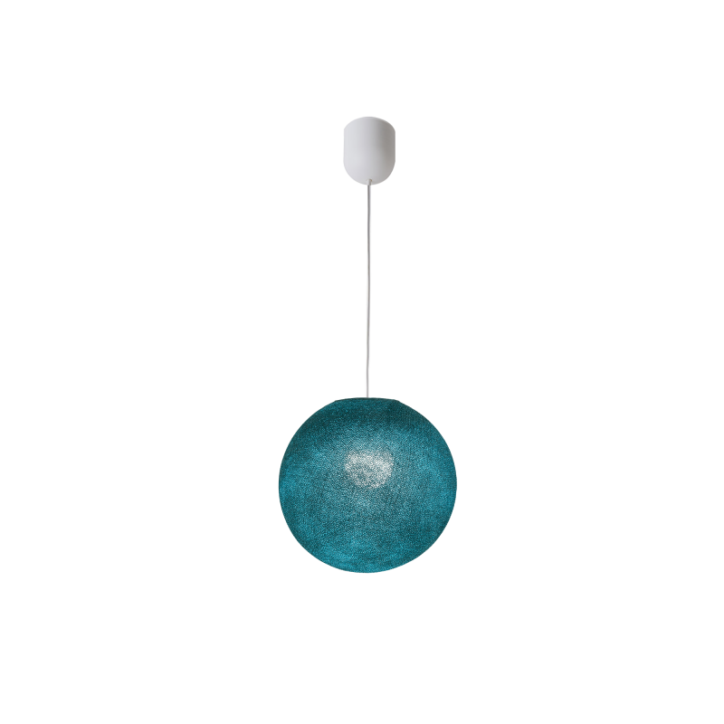 Simple duck blue S ball - Single Pendant lamp - La Case de Cousin Paul