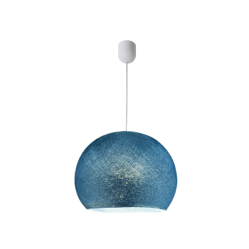 Simple duck blue L cupola - Single Pendant lamp - La Case de Cousin Paul