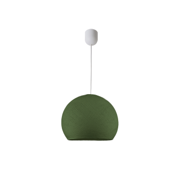 Suspension simple coupole M vert olive - Suspension simple - La Case de Cousin Paul