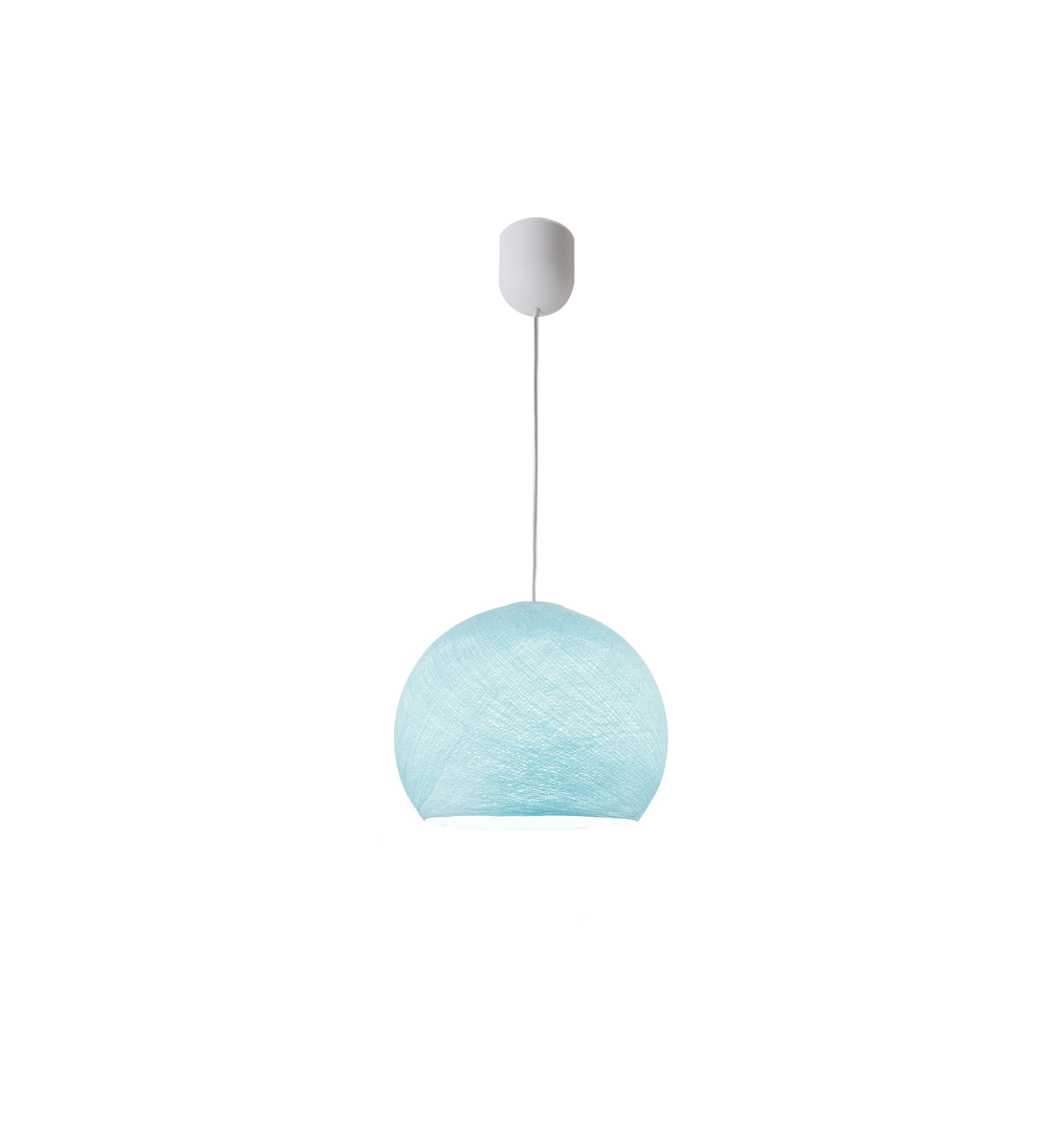 Simple sky blue S cupola - Single Pendant lamp - La Case de Cousin Paul