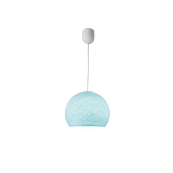 Simple sky blue S cupola - Single Pendant lamp - La Case de Cousin Paul