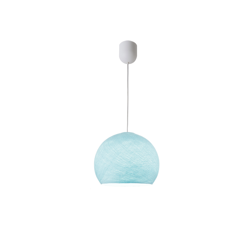 Simple sky blue S cupola - Single Pendant lamp - La Case de Cousin Paul