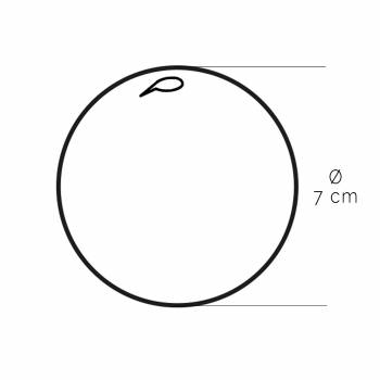 boule tissée pour guirlande - acier - Boules Tissées l'Original - La Case de Cousin Paul