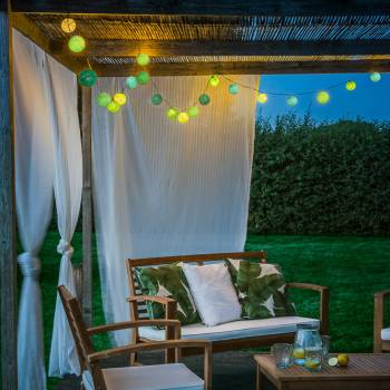 Super Green - Lichterkette 24 Kugeln In- und Outdoor - In- und Outdoor Lichterketten - La Case de Cousin Paul