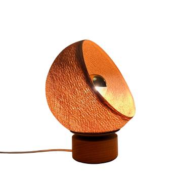 Bebop, Tischlampe mit Lampenschirm zu 360° drehbar, Nude - Tischlampe - La Case de Cousin Paul