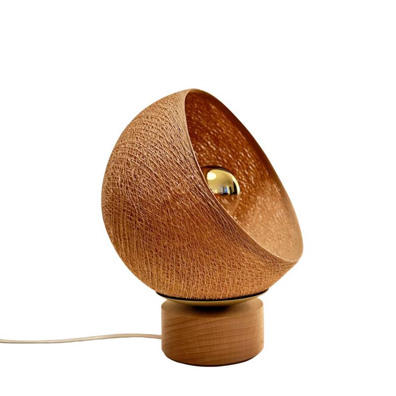 Bebop, Tischlampe mit Lampenschirm zu 360° drehbar, Nude - Tischlampe - La Case de Cousin Paul