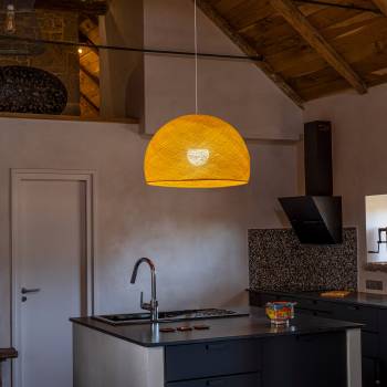 Dome Curry Ø 67cm - Single Pendant lamp - La Case de Cousin Paul