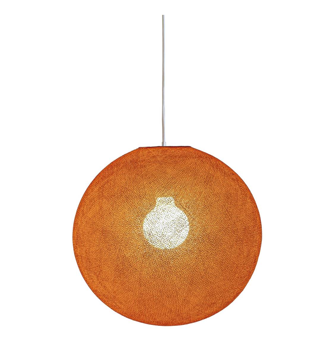 Ballampen Light XXL Oranje Vijftig Ø 67cm - Gerenoveerd - Gerenoveerd - La Case de Cousin Paul