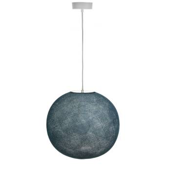 Globe Light Bleu pétrole Ø 36cm - Abat-jour globe light - La Case de Cousin Paul