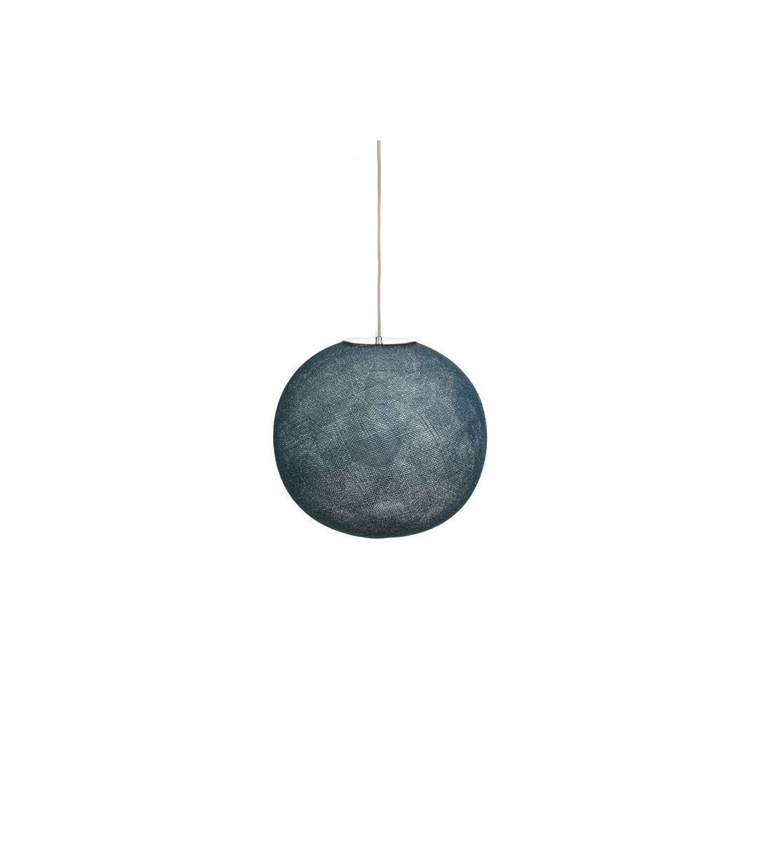 Globe Light Petrol blue Ø 36cm - Lampshades globe light - La Case de Cousin Paul